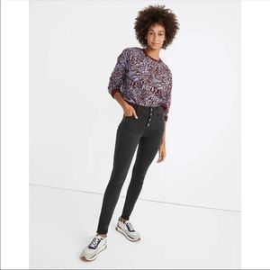 Madewell 10” High Rise Roadtripper Jeans in Warren Wash: Button Front Yoke